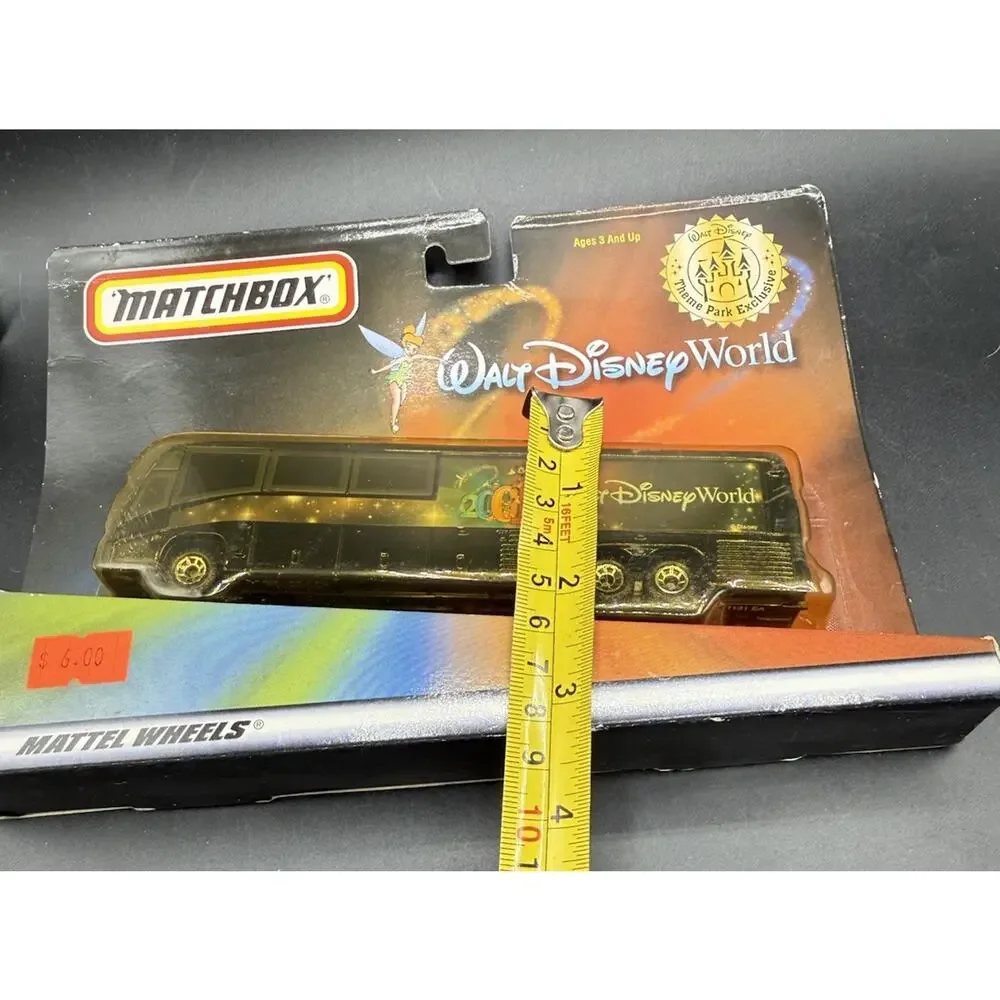 NEW Vintage 2001 Matchbox Walt Disney World Theme Park Exclusive Bus Sealed -S1F